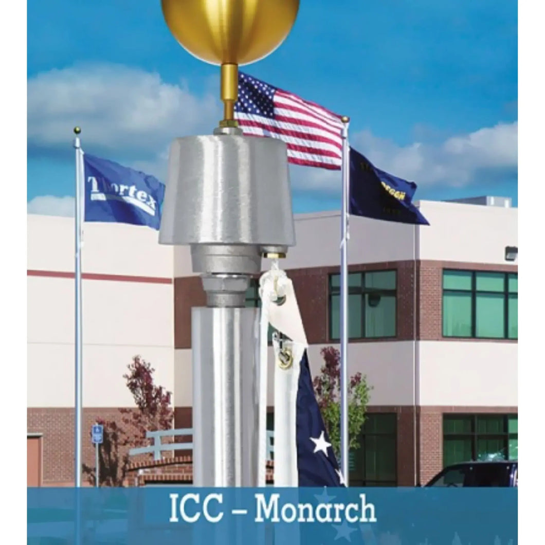 Monarch Series Flagpole - Internal Halyard