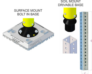 Impact Recovery Plastic Sign Post 2 ⅜" OD