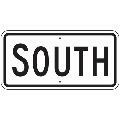 M3-3 Cardinal Direction South Sign