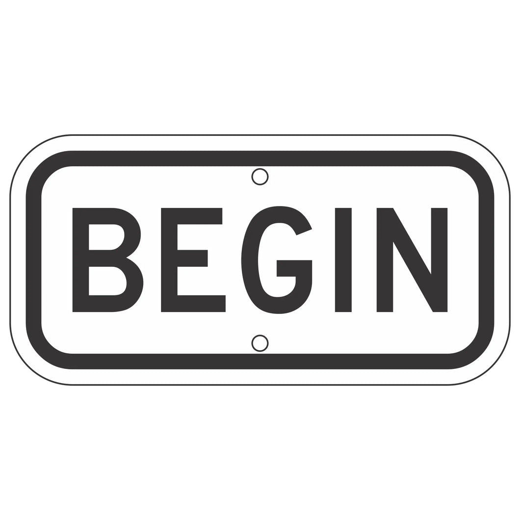 M4-14 Begin Sign