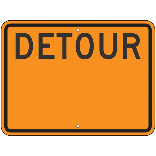 M4-9B Detour Blank Sign 30