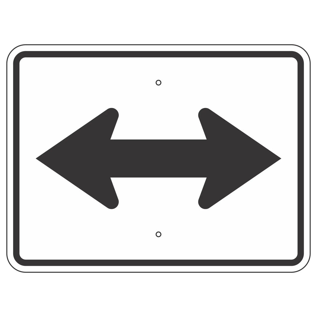 M6-4 Directional Double Arrow Sign