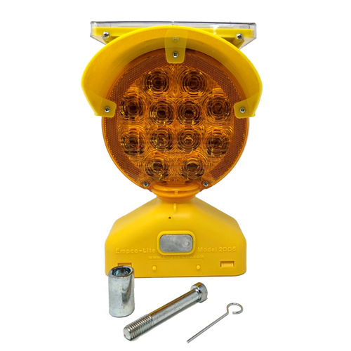 212-3S - Type B Solar Assist LED Barricade Light