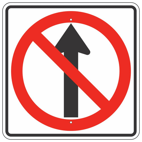 R3-27 Movement Prohibition Sign