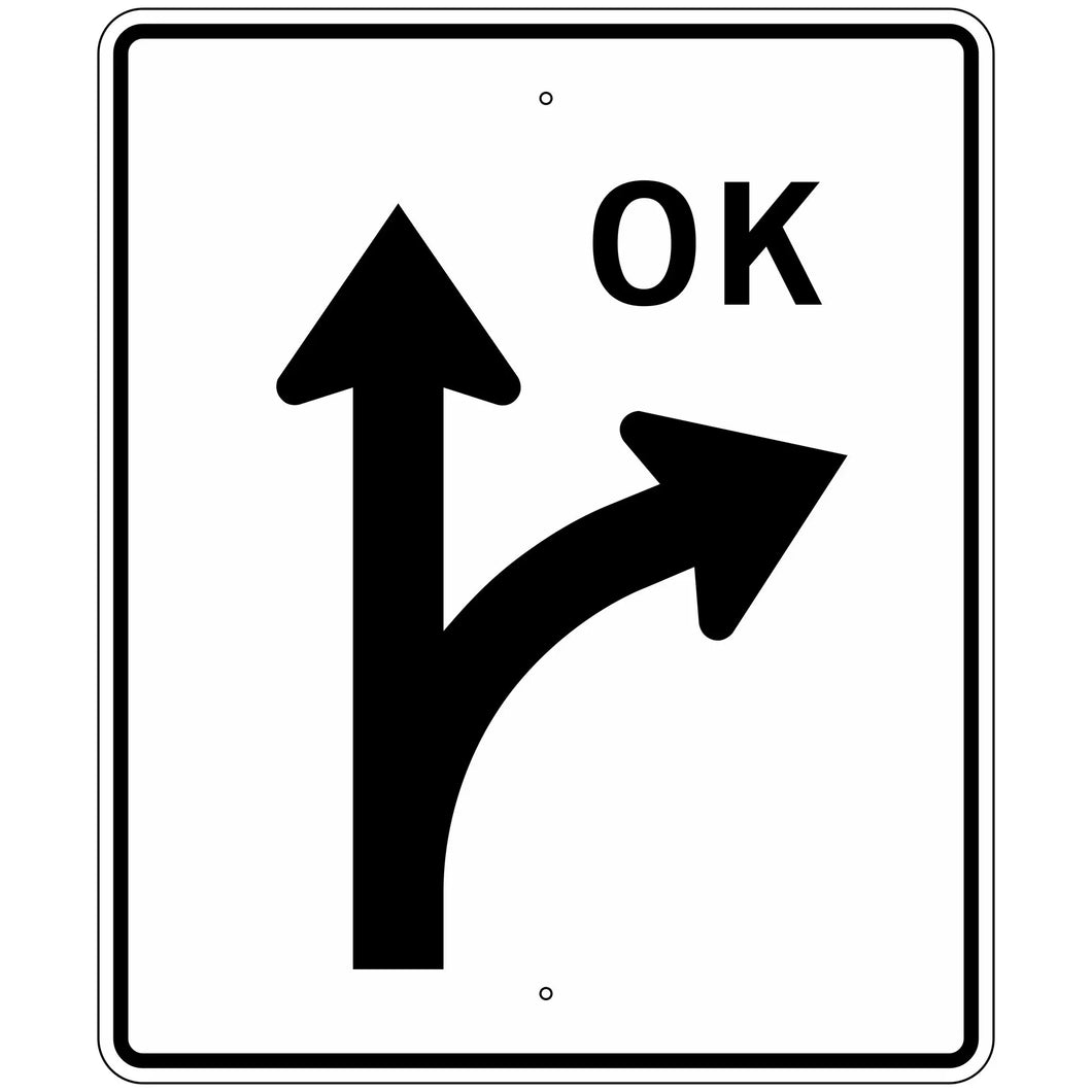 R3-6R ALT Optional Movement Right Sign 30