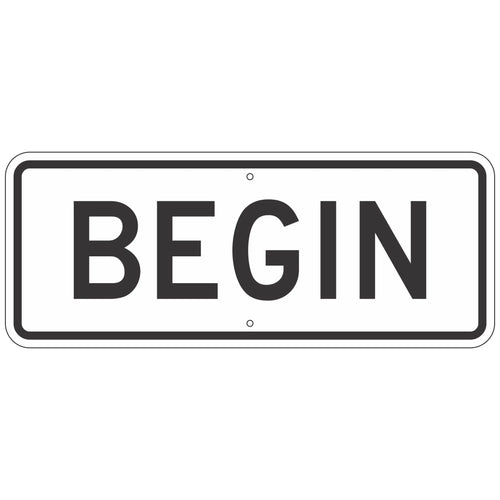 R3-9CP Begin Sign 30