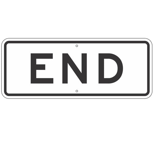 R3-9DP  End Sign 30