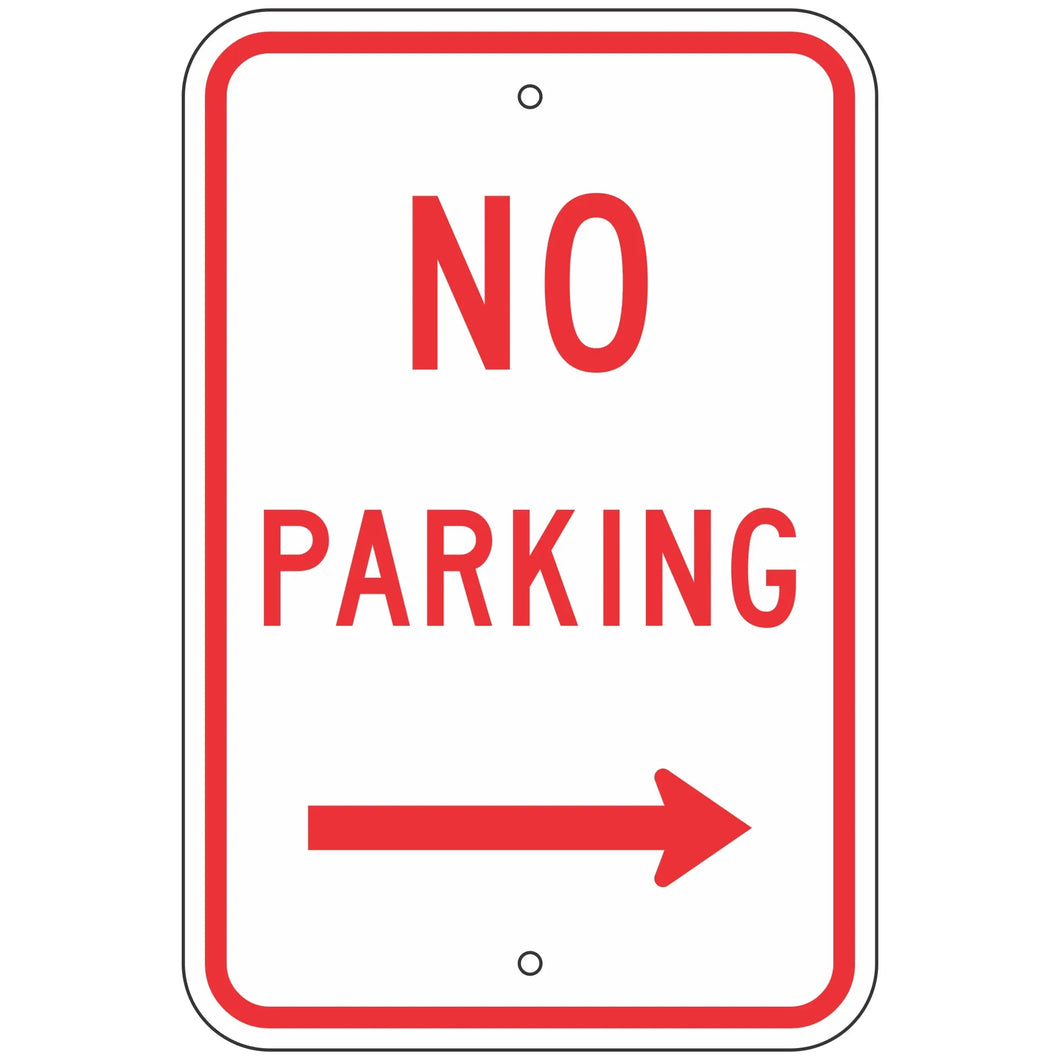 R8-3AR No Parking Sign 12