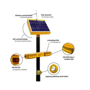 Single - Sided RRFB Crosswalk System | AB-9200