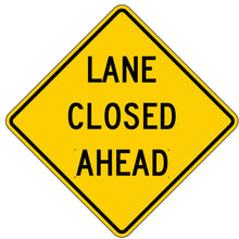 Load image into Gallery viewer, Lane Closed Ahead - Roll-Up Sign