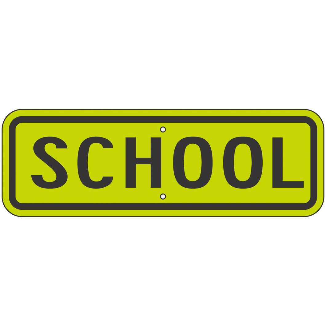 S4-3P School Sign