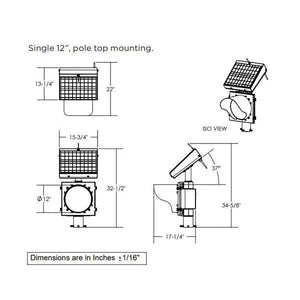 Single, School Zone Programmable Beacon | SZ-1412