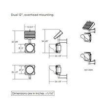 Load image into Gallery viewer, Dual, Vertical Pole Mounting Crosswalk System | AB-7412