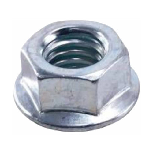 5/16-18 Hex Flange Nut Serrated Steel Zinc