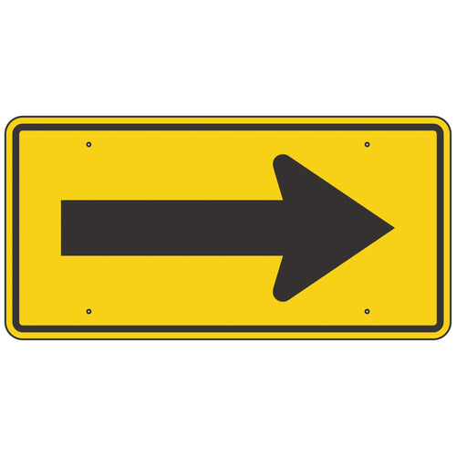 W1-6 Arrow Sign