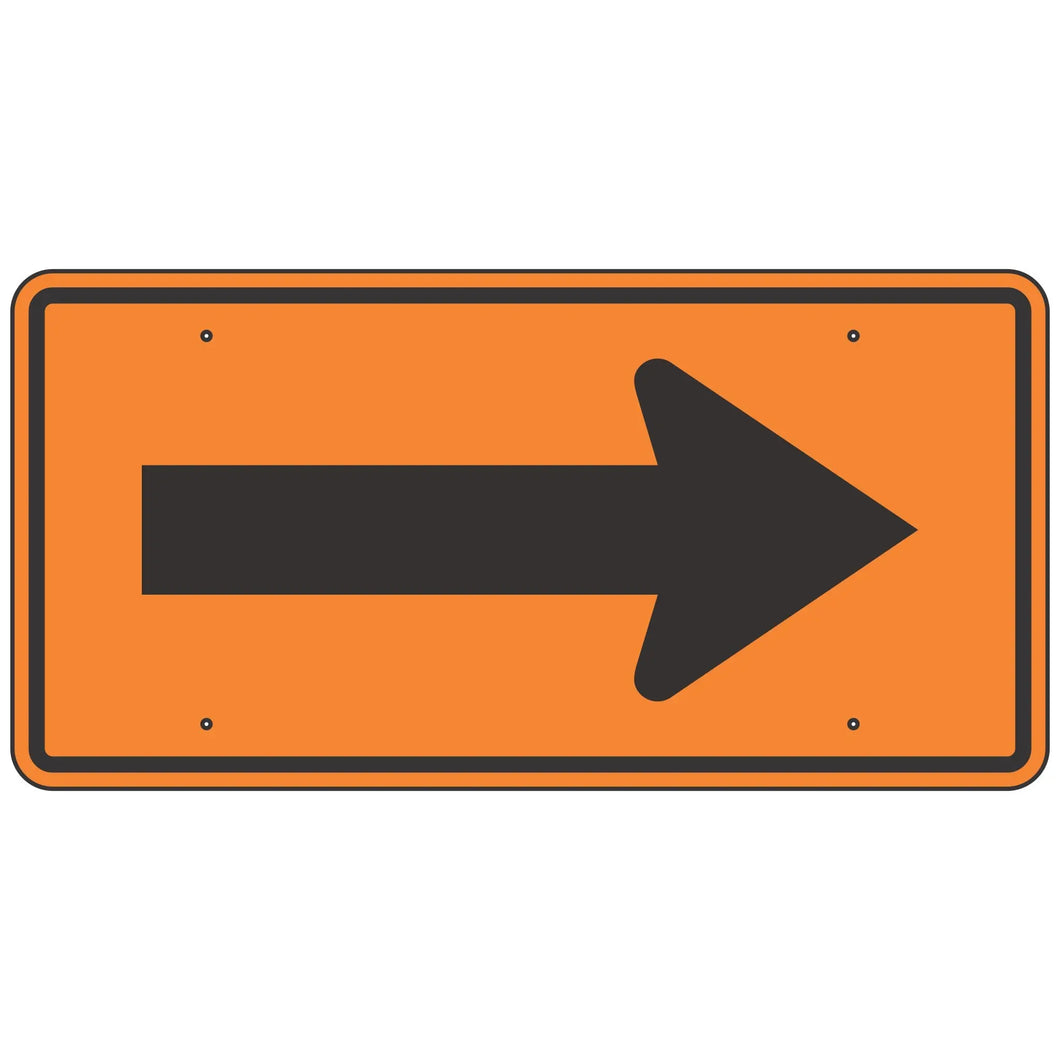 W1-6 Arrow Single Sign