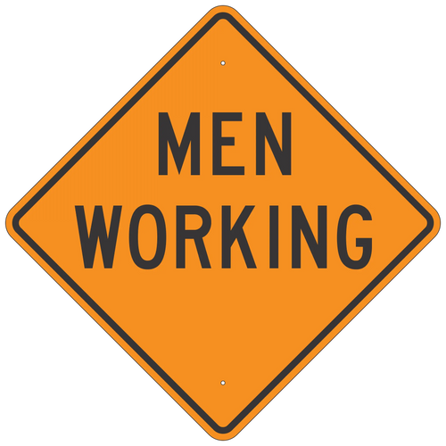 W21-1B Men Working Sign