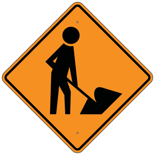 W21-1 Men Working Sign