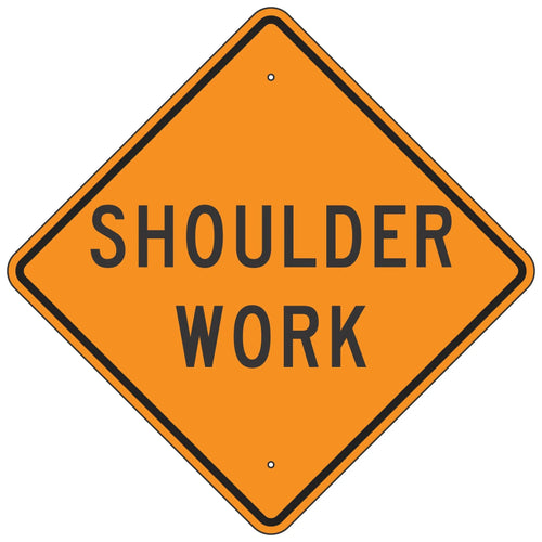 W21-5 Shoulder Work Sign