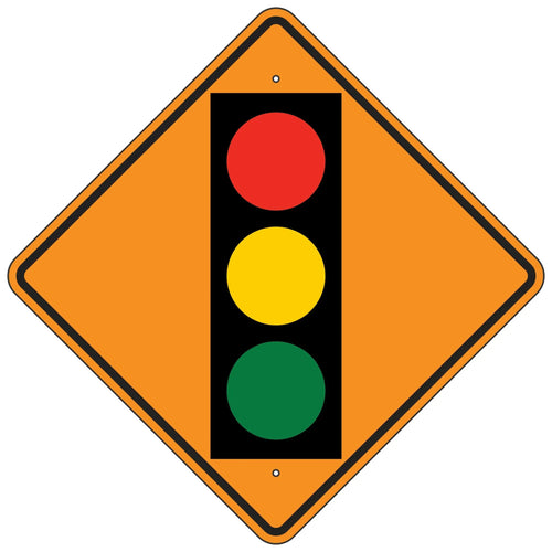 W3-3 Signal Ahead Symbol Sign