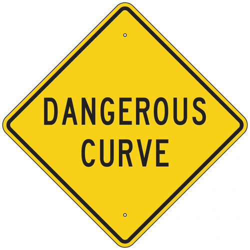 W4-12 Dangerous Curve Sign