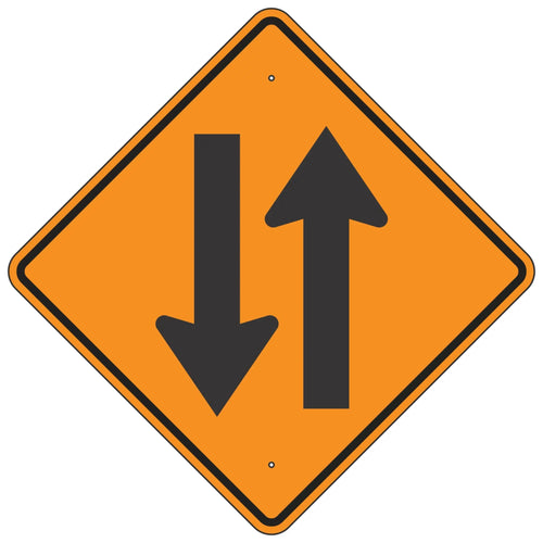 W6-3 Two-Way Traffic Sign