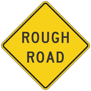 W8-8 Rough Road - Roll-Up Sign