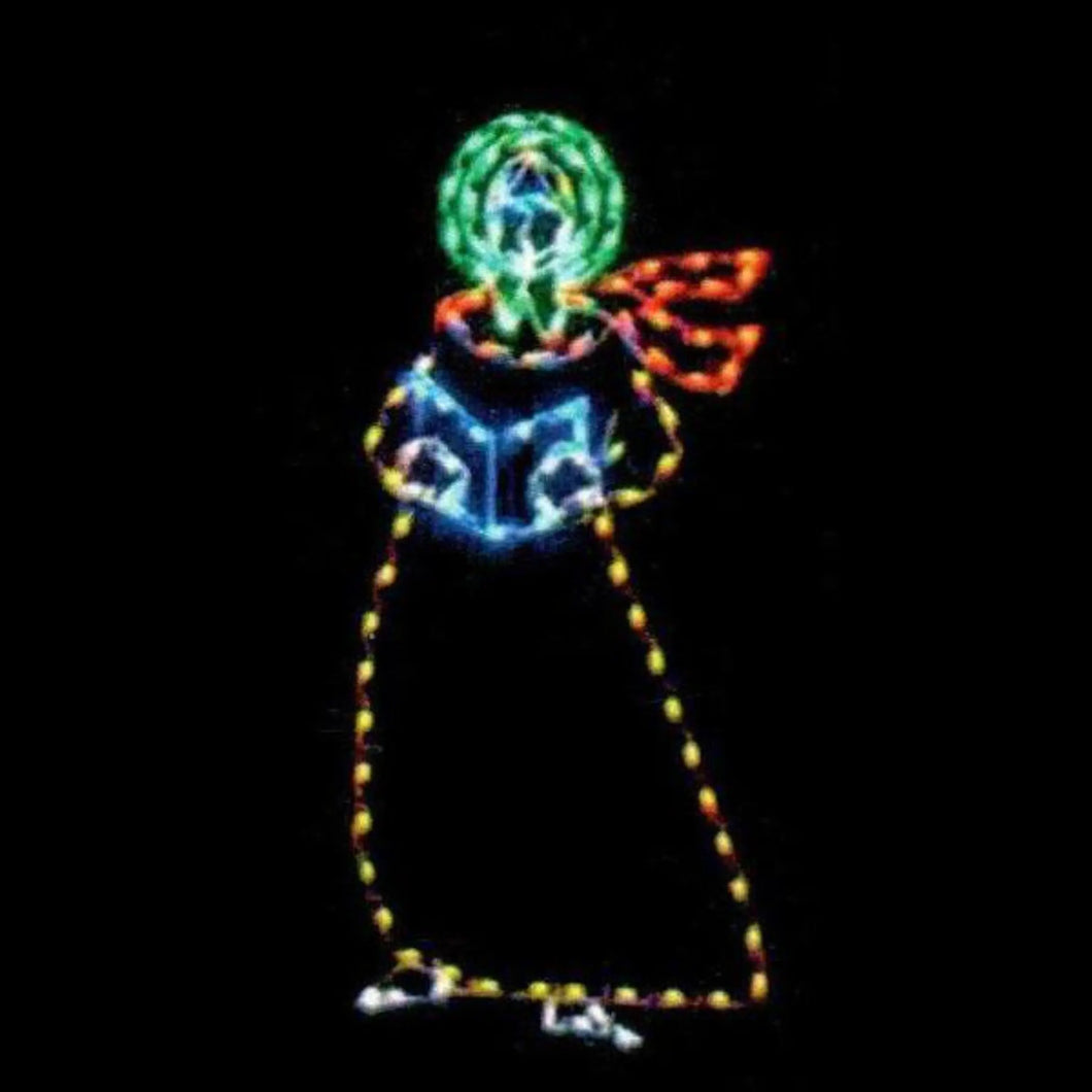 6' Yuletide Woman Yard Decoration