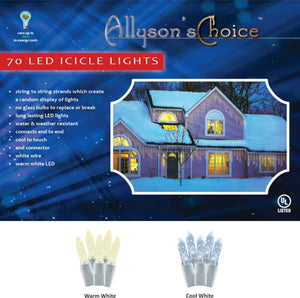 7ft M5 LED Icicle Light Set | PK-24