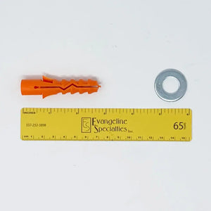 7057 Plastic Speed Bump Hardware Anchor Kit