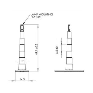 Navicade Channelizer Cone 49 1/2"