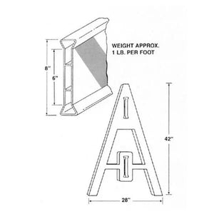 Plasticade A-Frame Barricade Type I