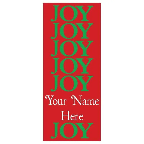 personalized Joy Banner