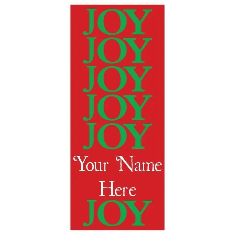 personalized Joy Banner