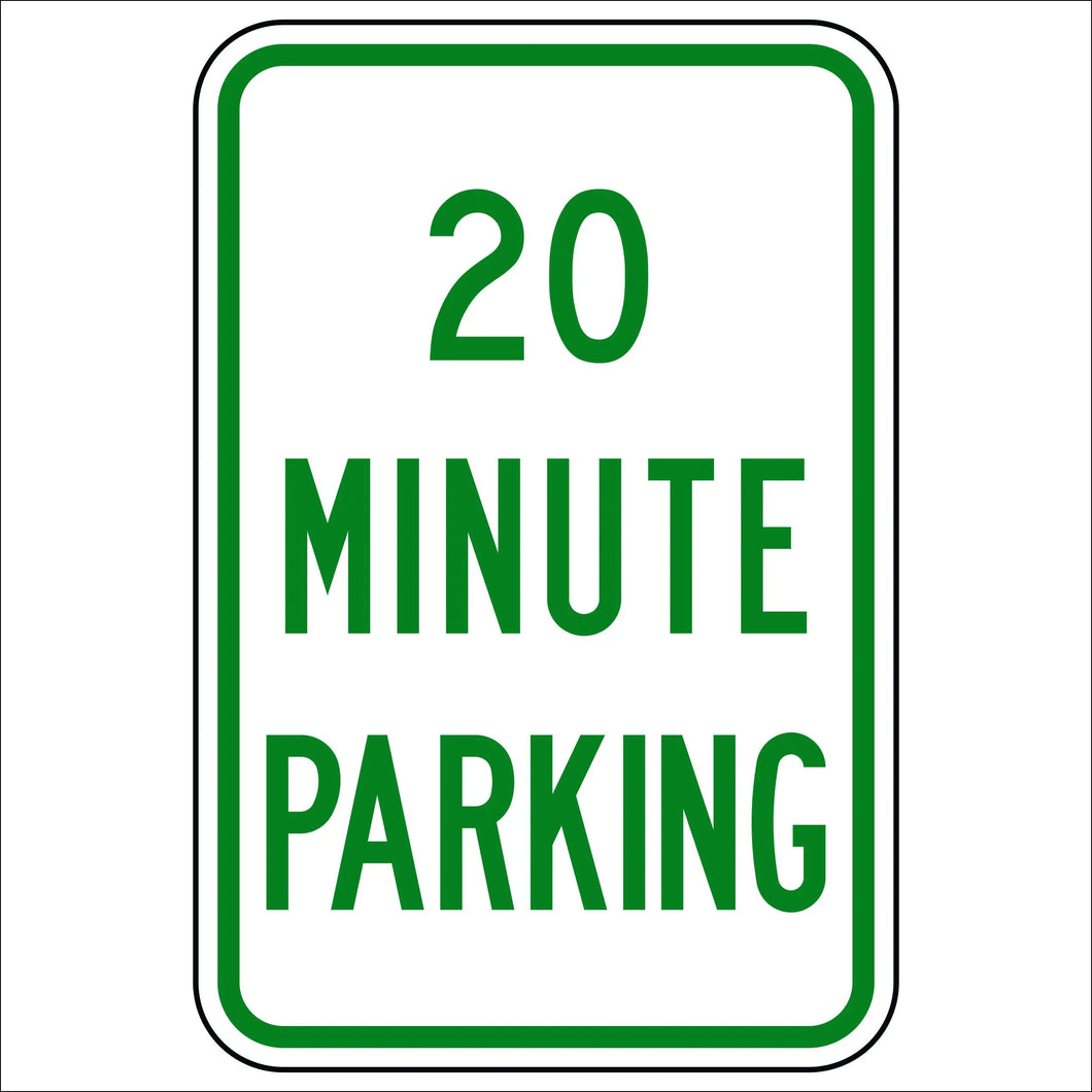 20 Minute Parking