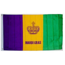 Load image into Gallery viewer, Mardi Gras Flags For Sale