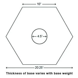 Delineator Rubber Base 12lb