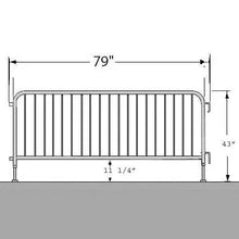 Load image into Gallery viewer, Parade Barricade-Flat Feet 6&#39;7&quot;x43&quot;