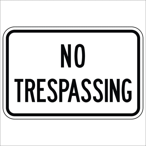 No Trespassing