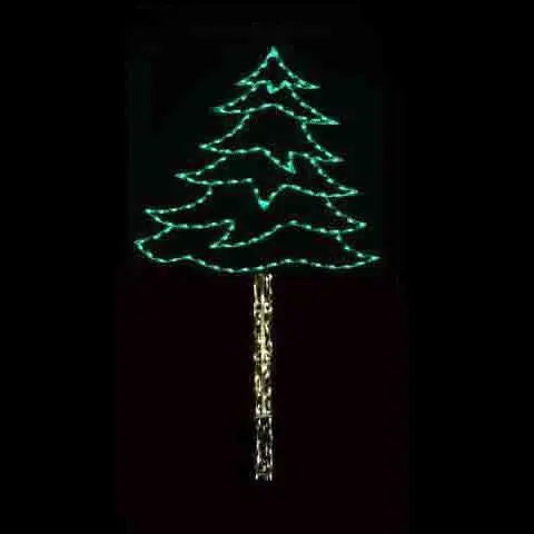 16' Pine Tree - Pole Mount Decoration