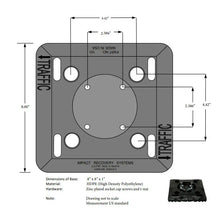 Load image into Gallery viewer, Surface-Mount Fixed Base for Impact Recovery Posts