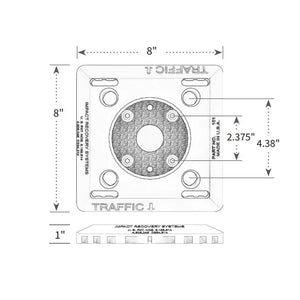 Quick Release Base Surface Mount