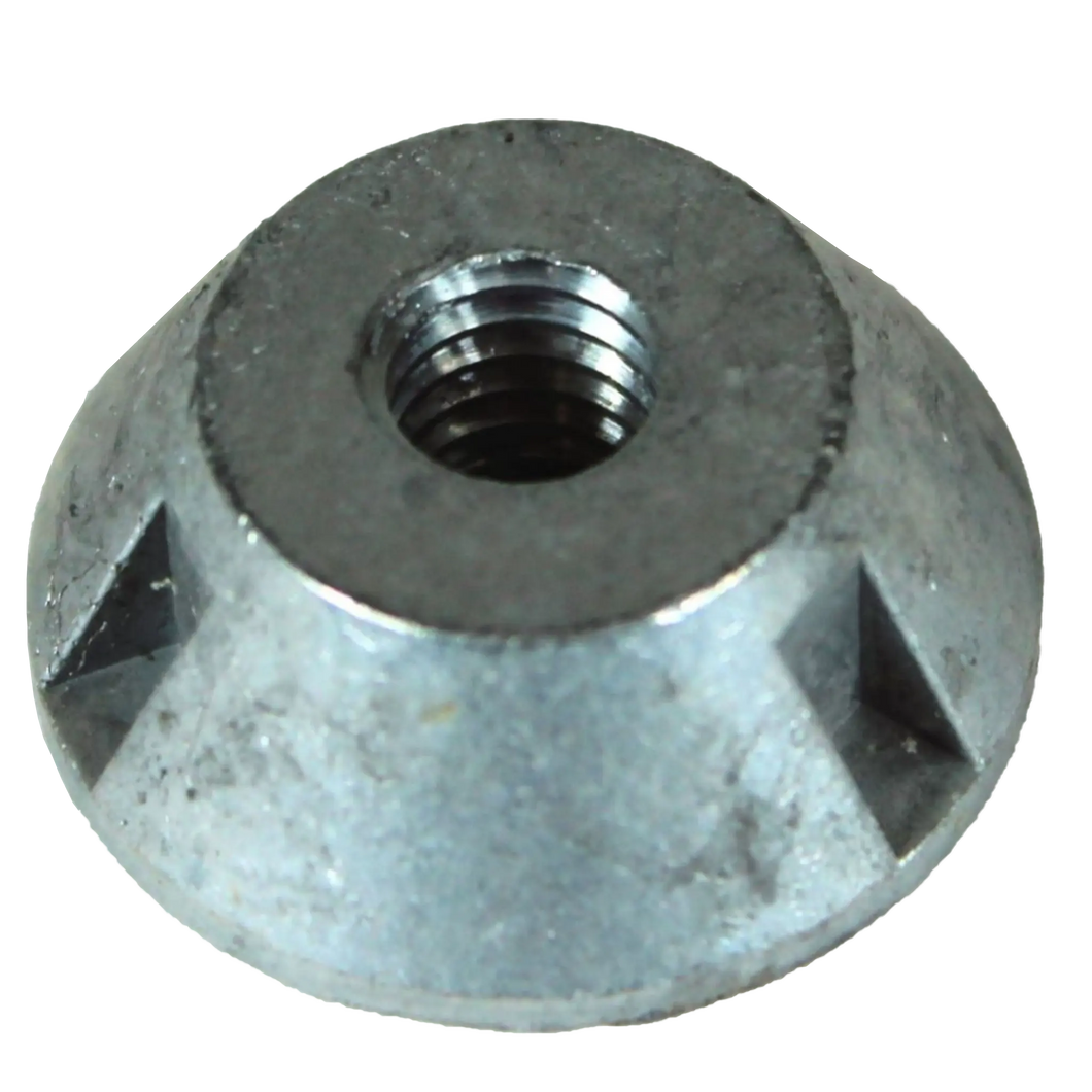 5/16-18 Tri Groove Nut Steel Zinc