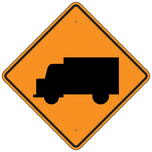 W11-10 Truck Crossing Sign