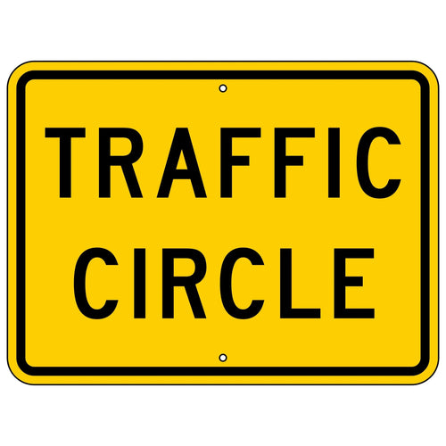 W16-12P Traffic Circle Sign